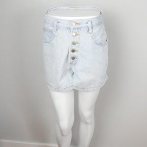 Vintage Denim Republic Light Wash Button Up Fly Jean Denim Vintage Shorts 6